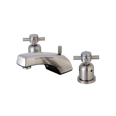 Kingston Brass KB8928DX 8" Widespread Bathroom Faucet, Brushed Nickel KB8928DX